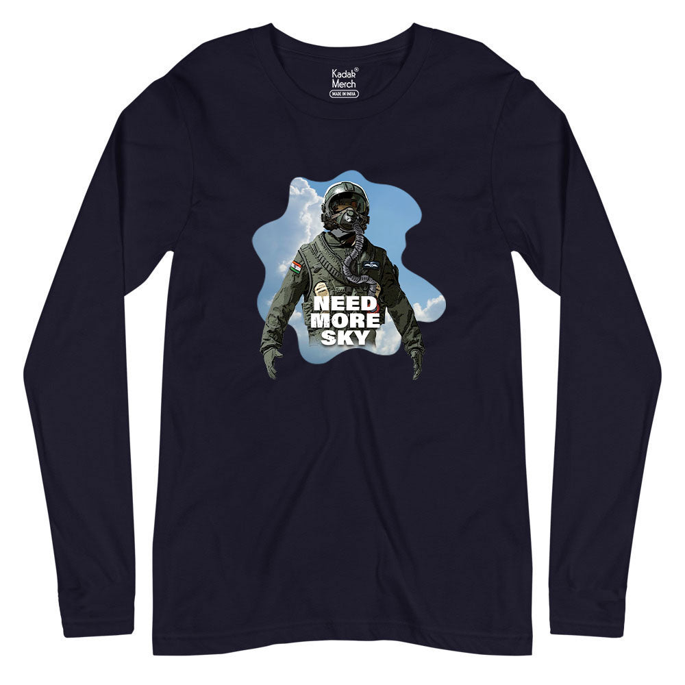 Need More Sky Full Sleeves T-Shirt