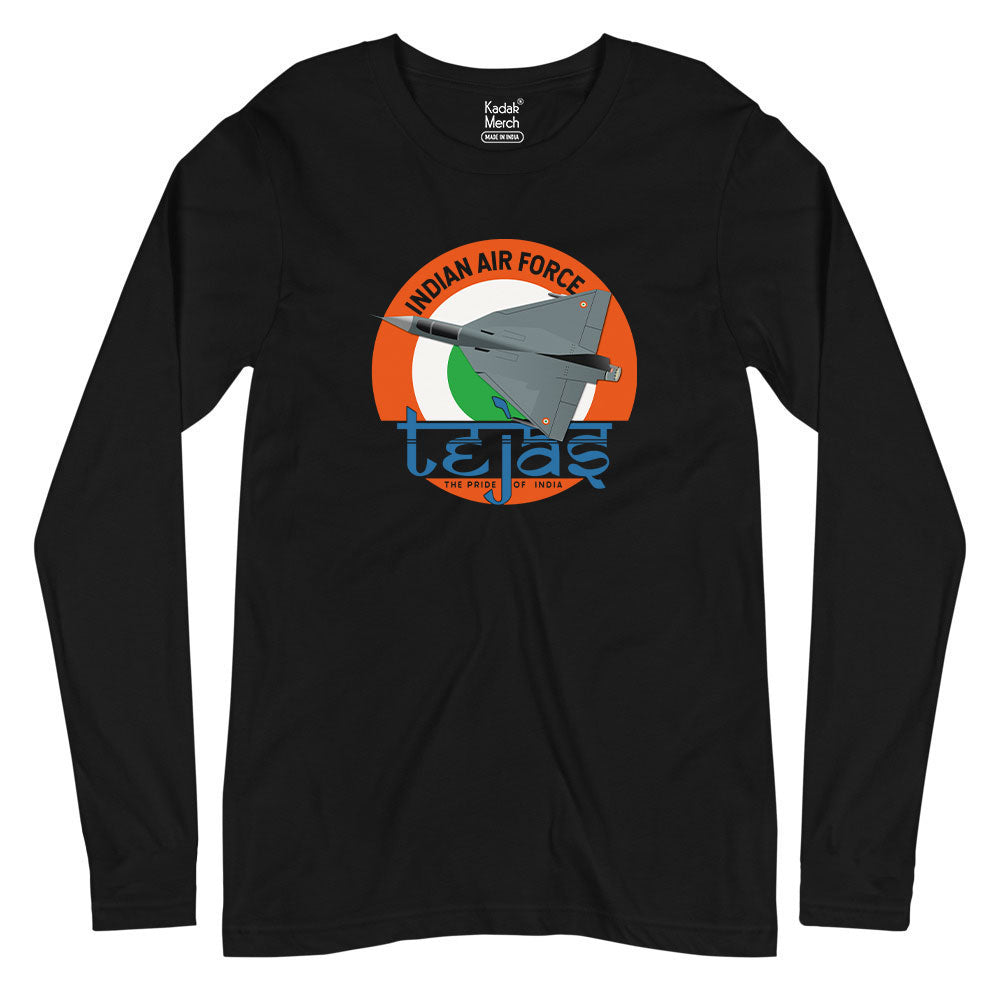 Tejas - The Pride of India Full Sleeves T-Shirt
