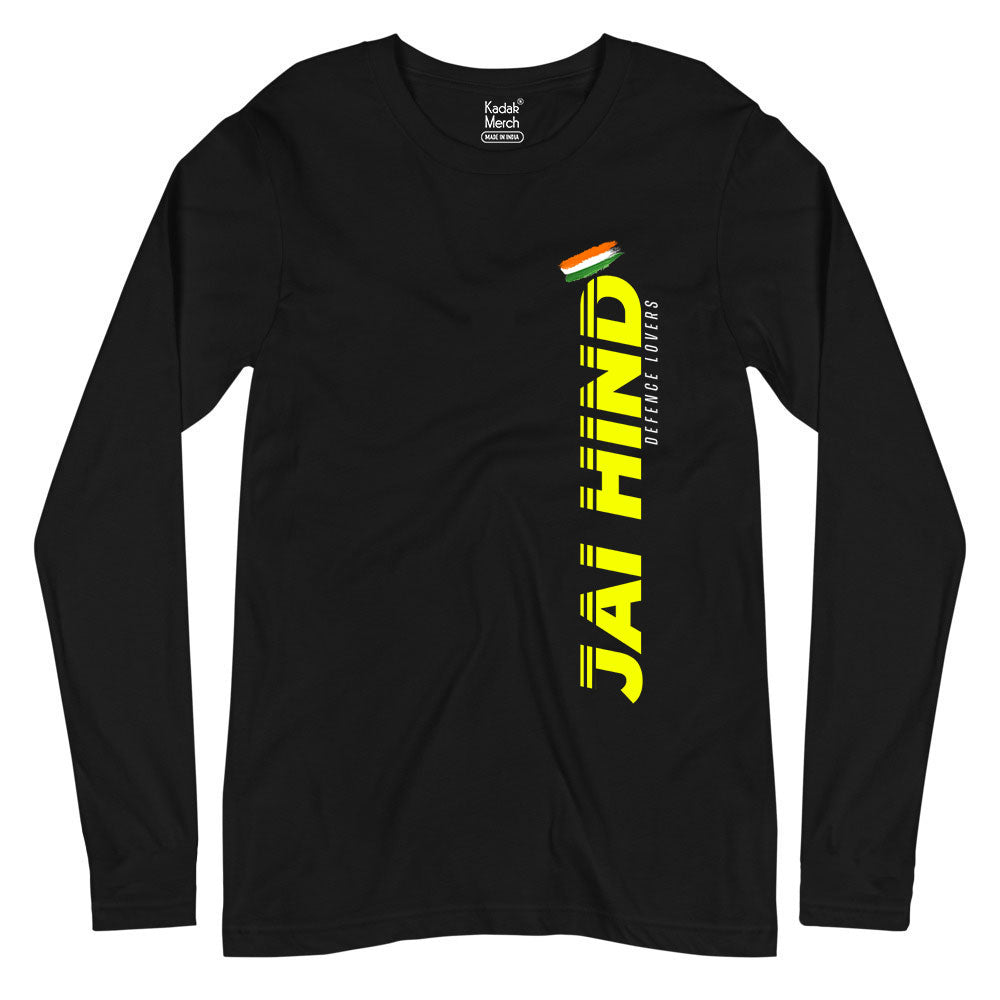 Jai Hind Full Sleeves T-Shirt