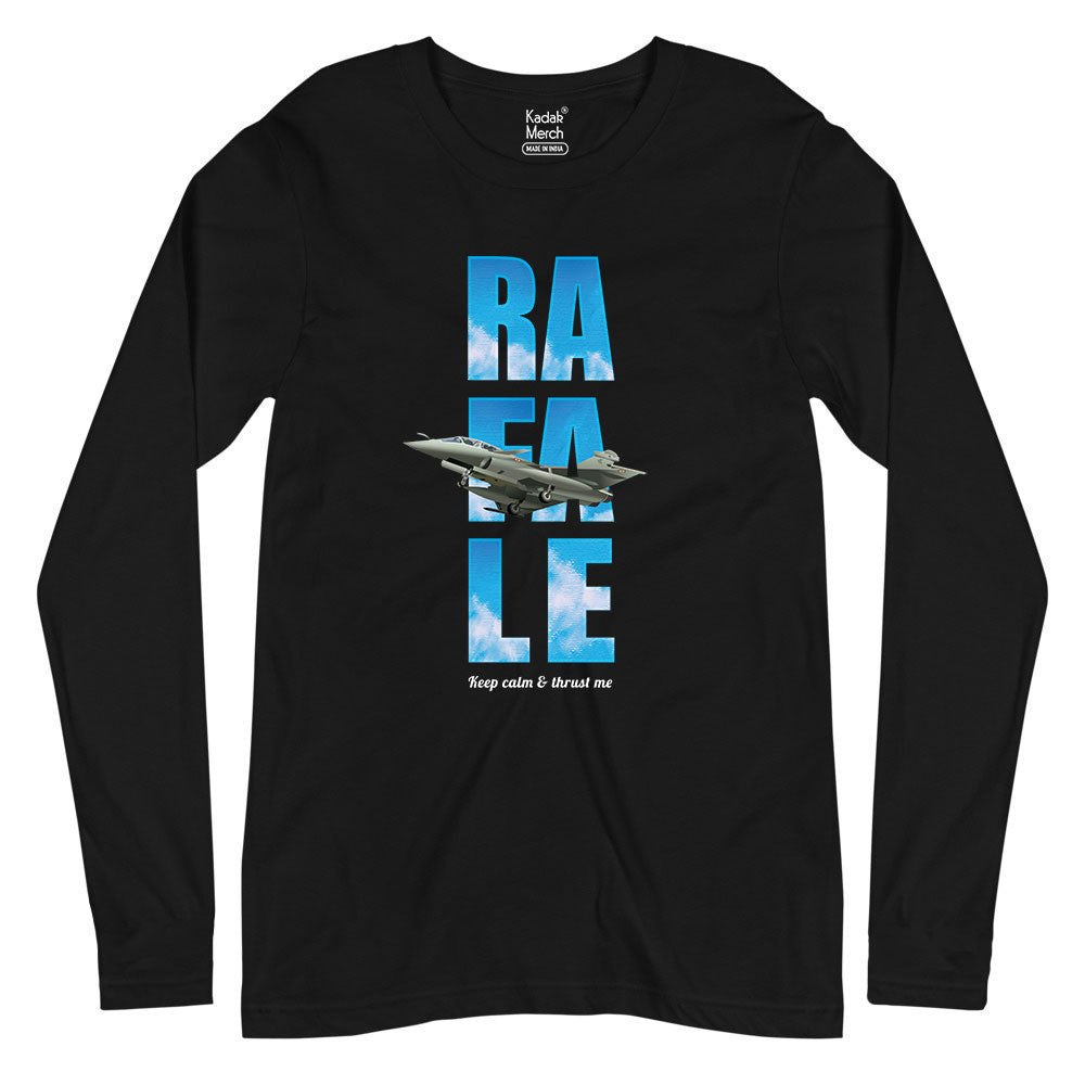 IAF Rafale - KEEP CALM Full Sleeves T-Shirt