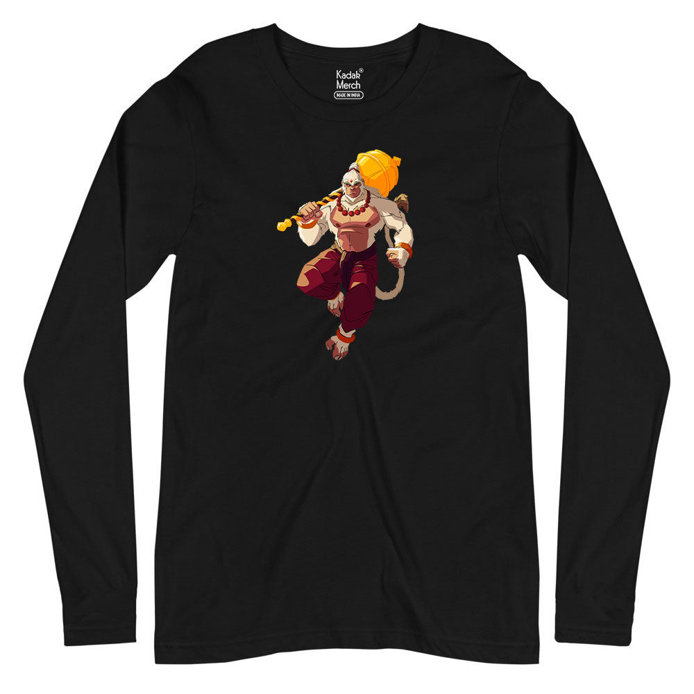 Mighty Hanuman Full Sleeves T-Shirt