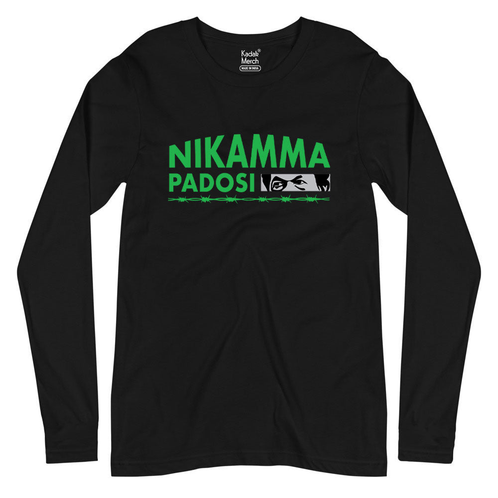 Nikamma Padosi Full Sleeves T-Shirt