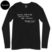 You miss 100% of the shots you don't take Full Sleeves T-Shirt