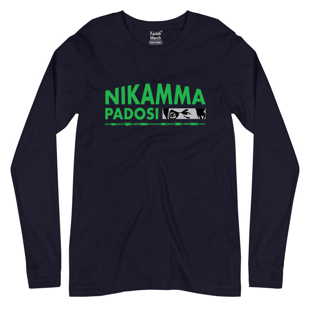Nikamma Padosi Full Sleeves T-Shirt