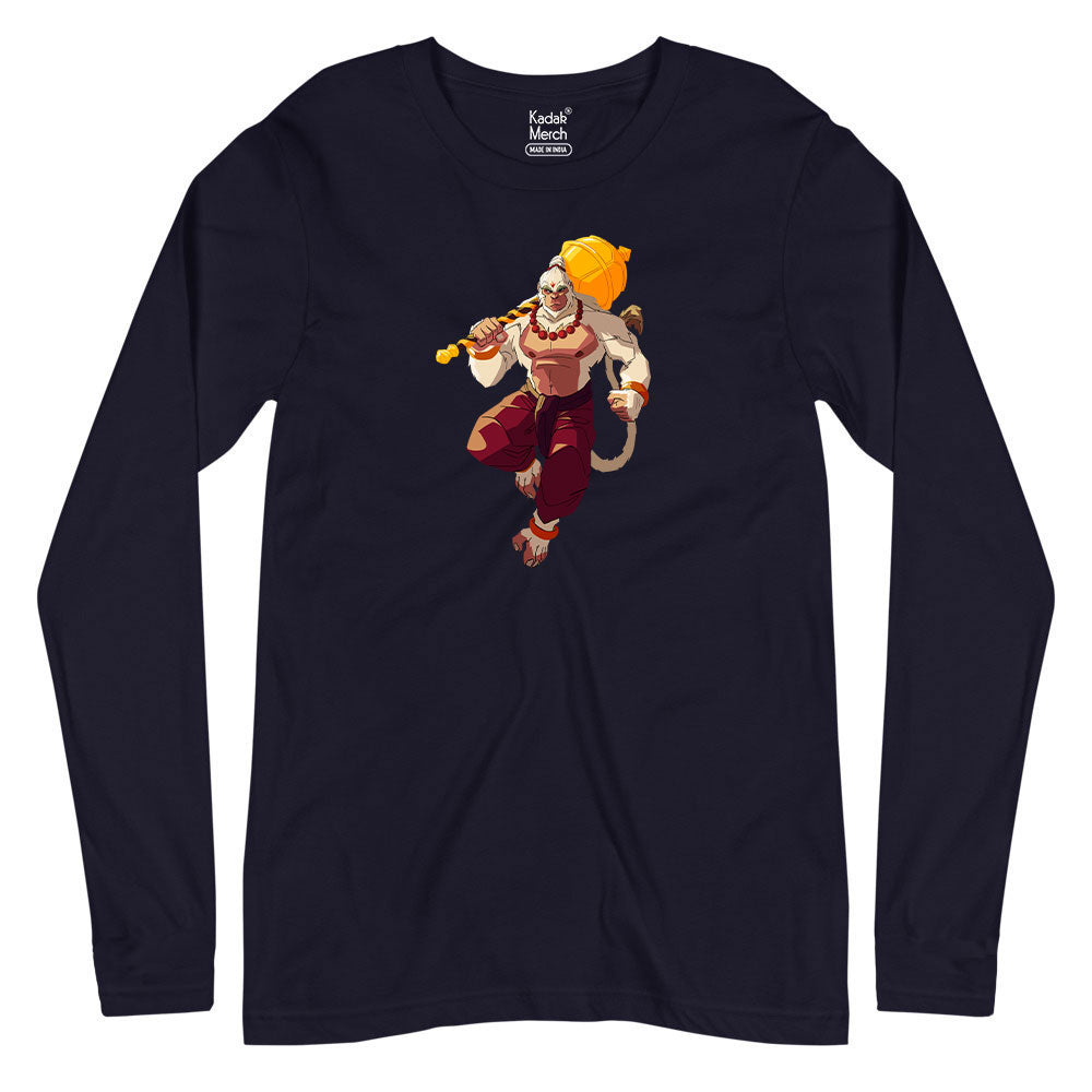 Mighty Hanuman Full Sleeves T-Shirt