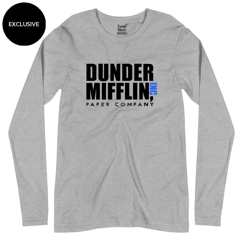 Dunder Mifflin Paper Company Full Sleeves T-Shirt