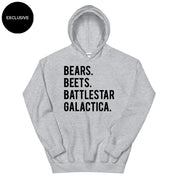 Bears. Beets. Battlestar. Galactica. Hoodie