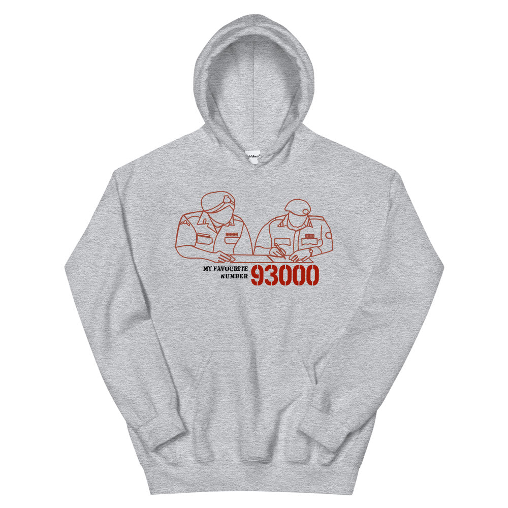My Favourite Number is 93000 (Surrender) Hoodie