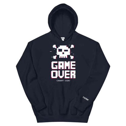 Game Over Skull Hoodie