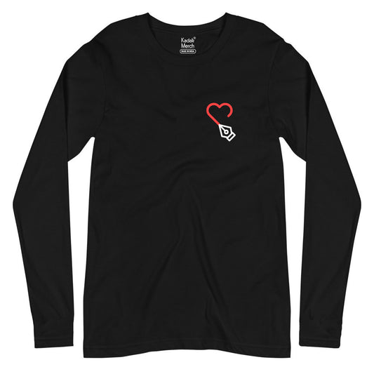 Design with your Heart Illustration Full Sleeves T-Shirt