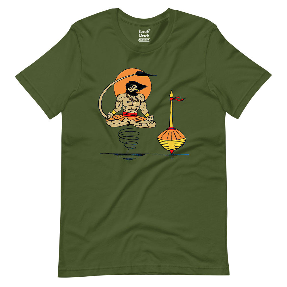 Meditating Hanuman T-Shirt