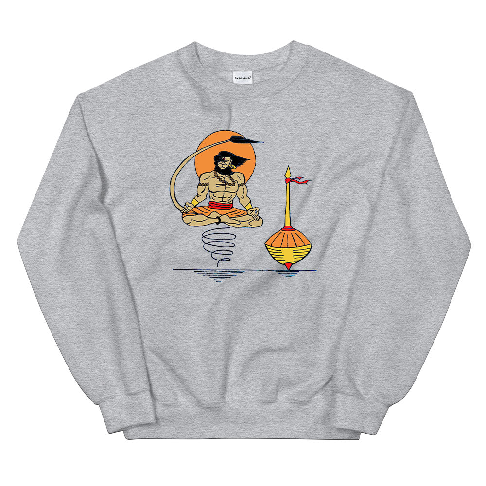 Meditating Hanuman Sweatshirt