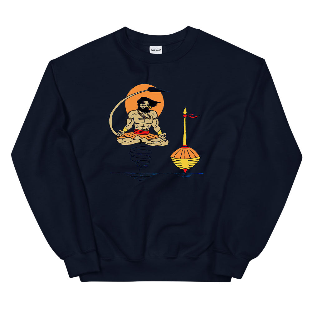 Meditating Hanuman Sweatshirt