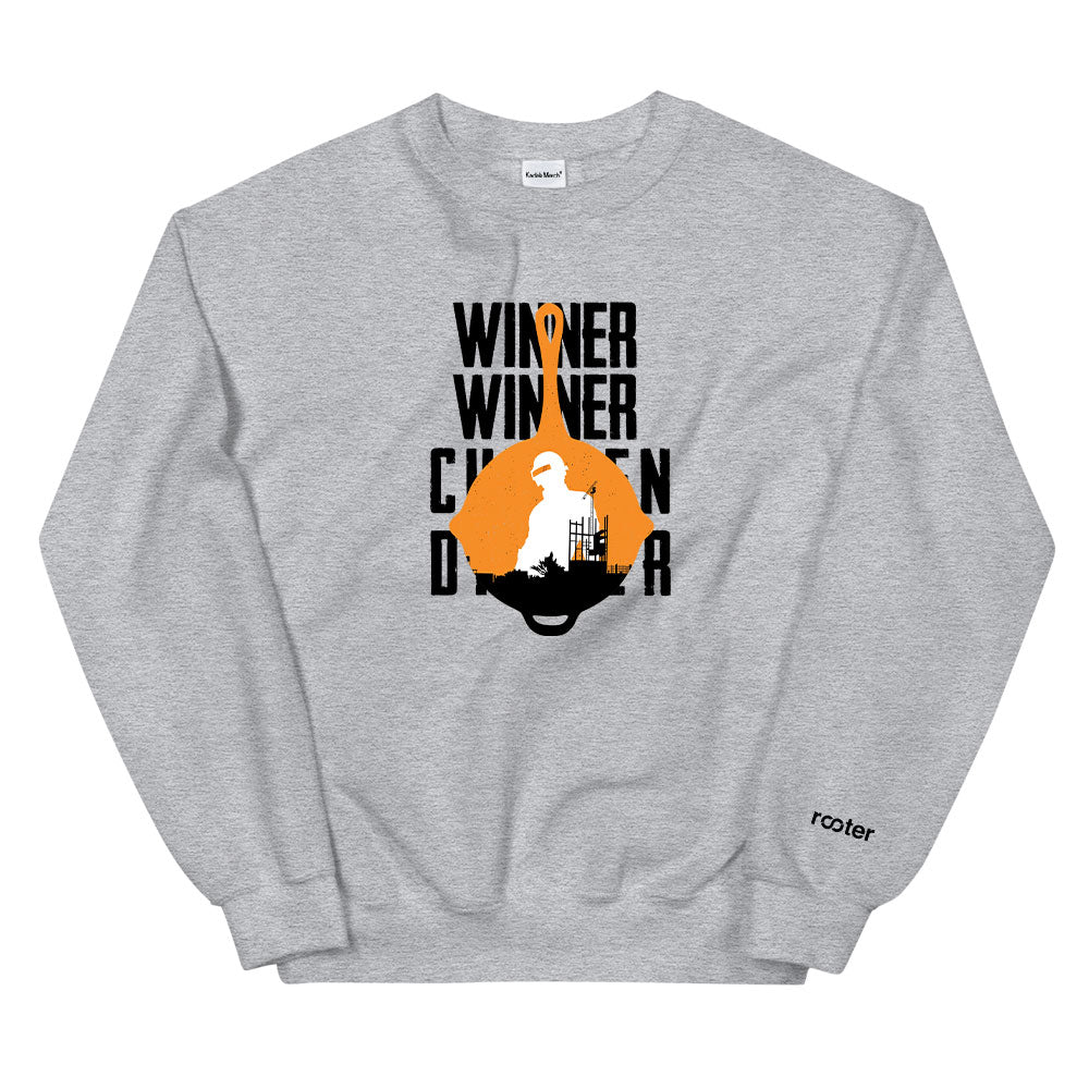 Winner Winner Chicken Dinner Character Sweatshirt