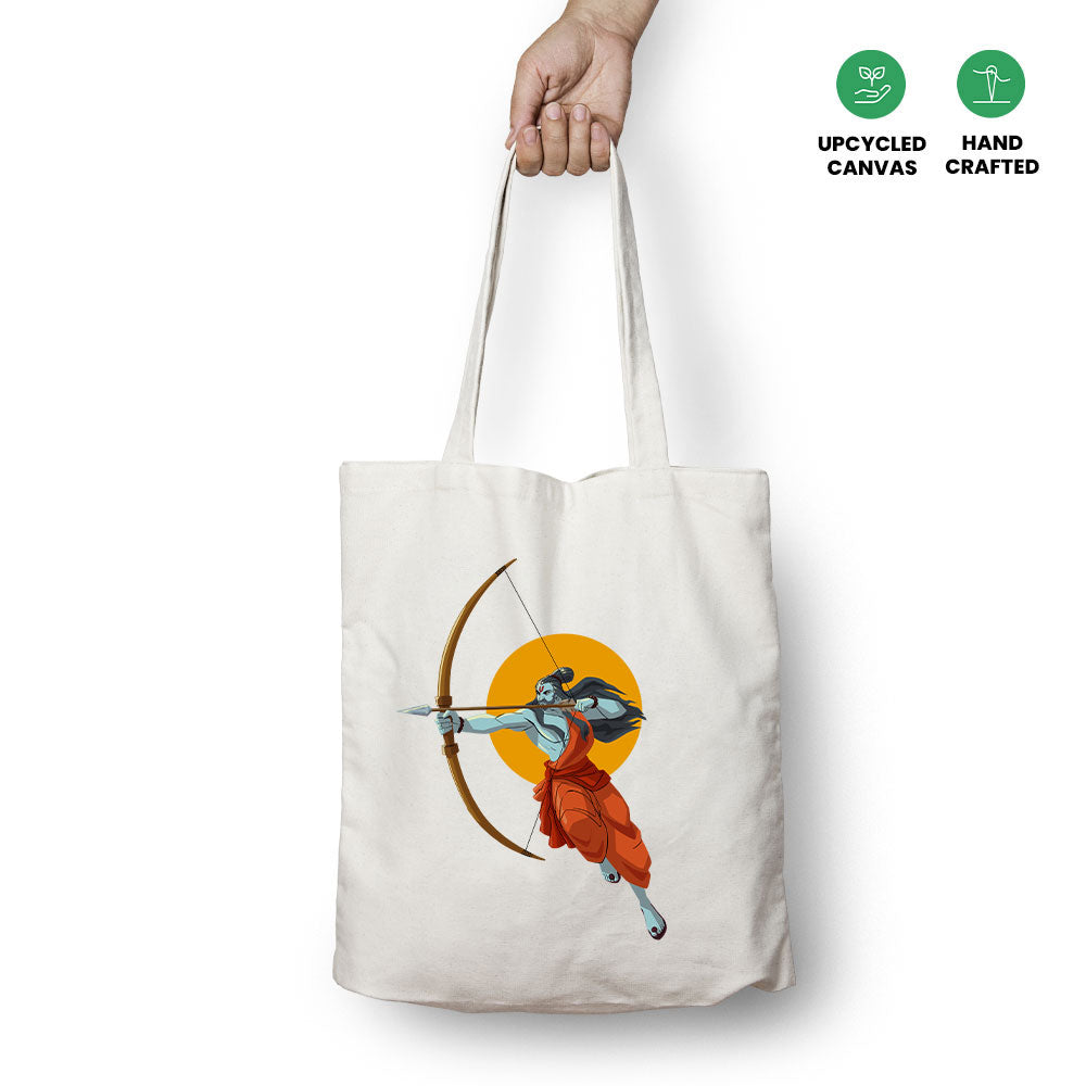 Mighty Lord Ram Tote Bag