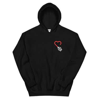 Design with your Heart Illustration Hoodie